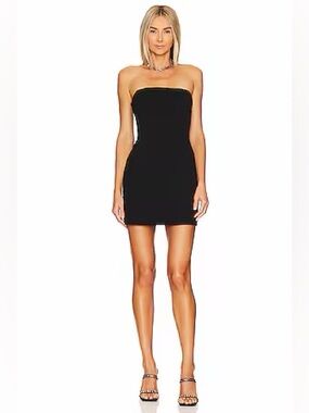 alc lark strapless maxi dress A.L.C. Lark Dress In Black - 52% Off